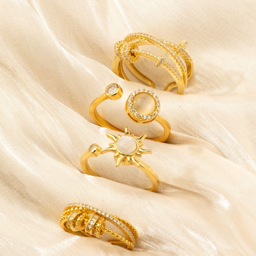 Tranquil Glow Fidget Ring Bundle