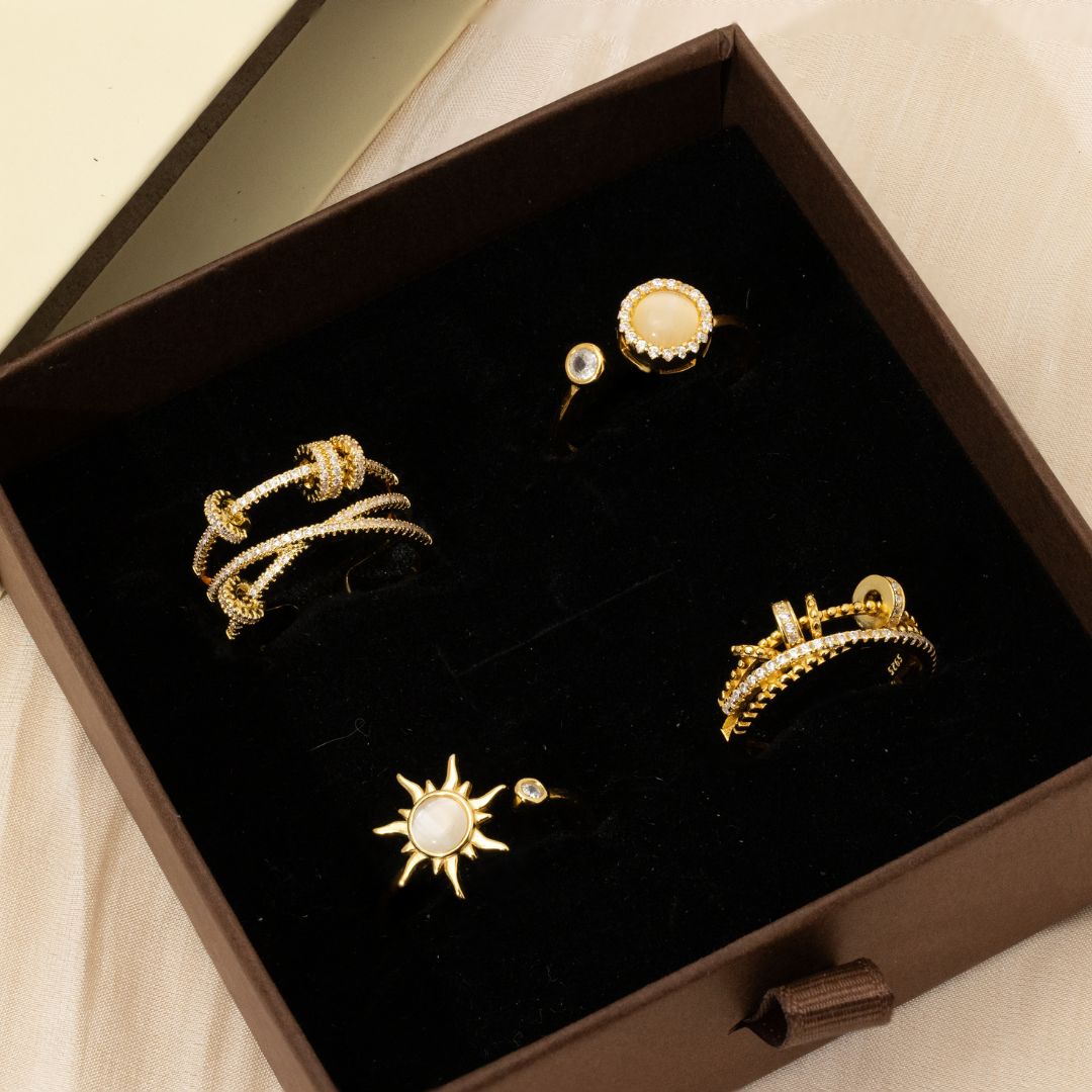 Tranquil Glow Fidget Ring Bundle
