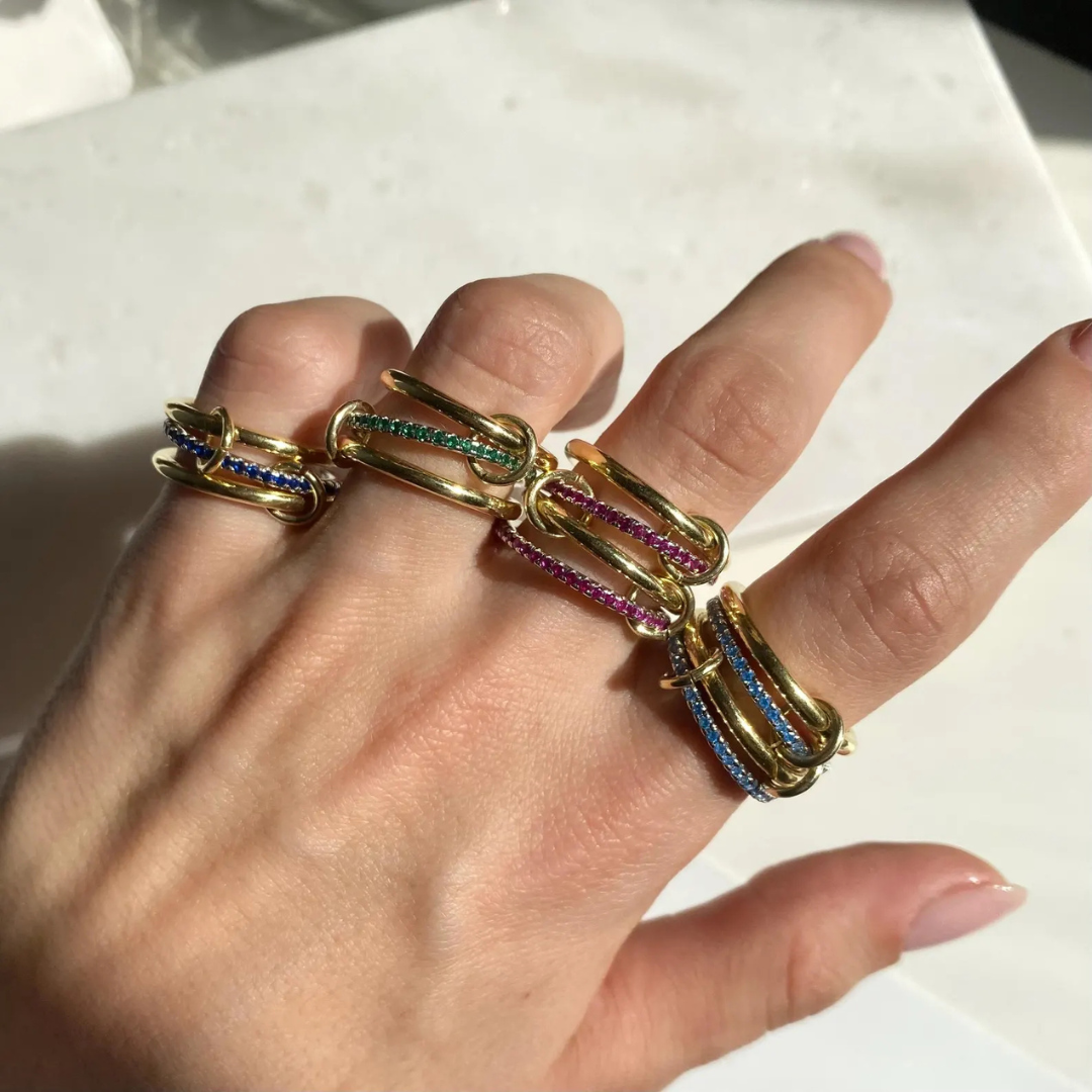 4-In-One Interlocking Fidget Ring