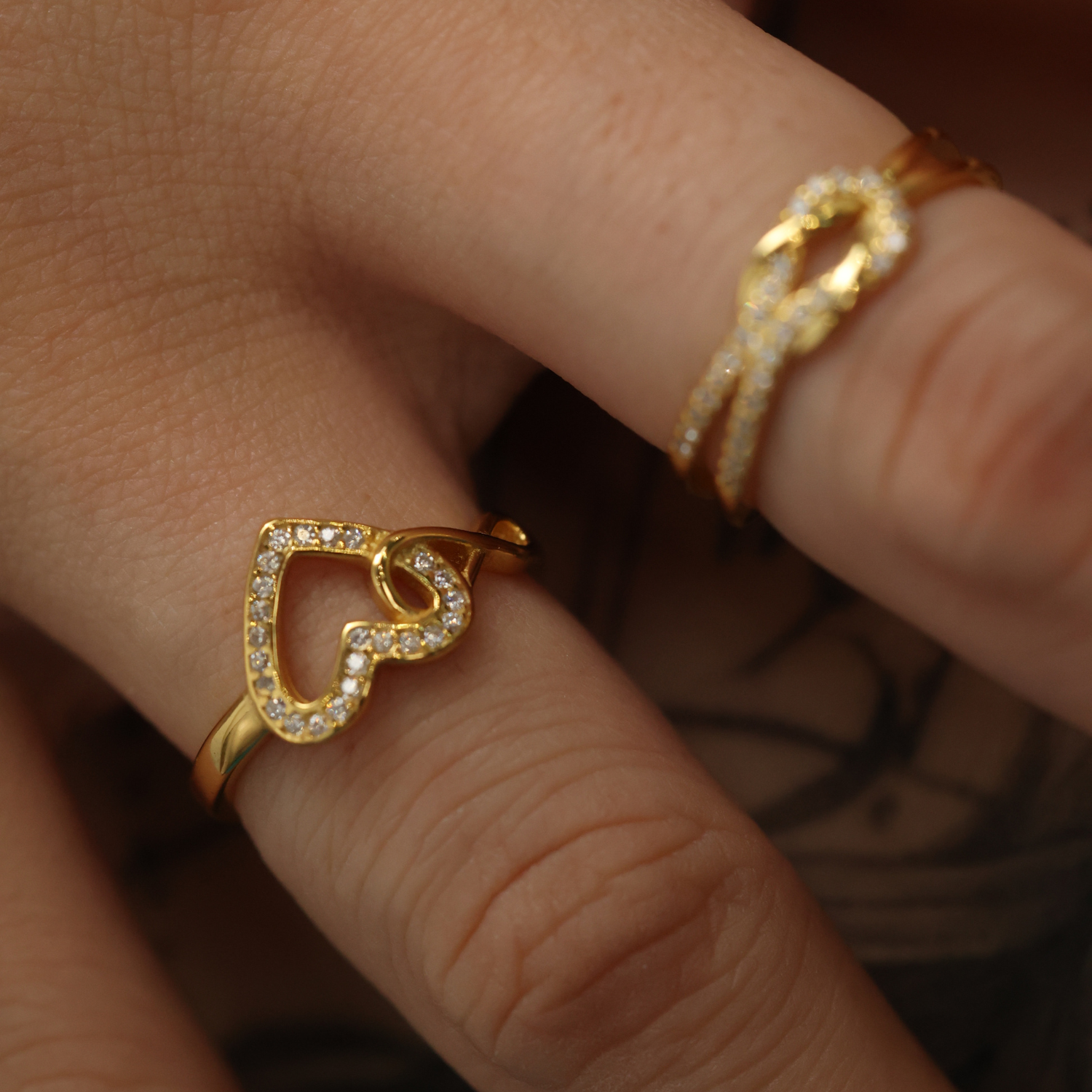 ALWAYS IN MY HEART - INFINITY HEART RING