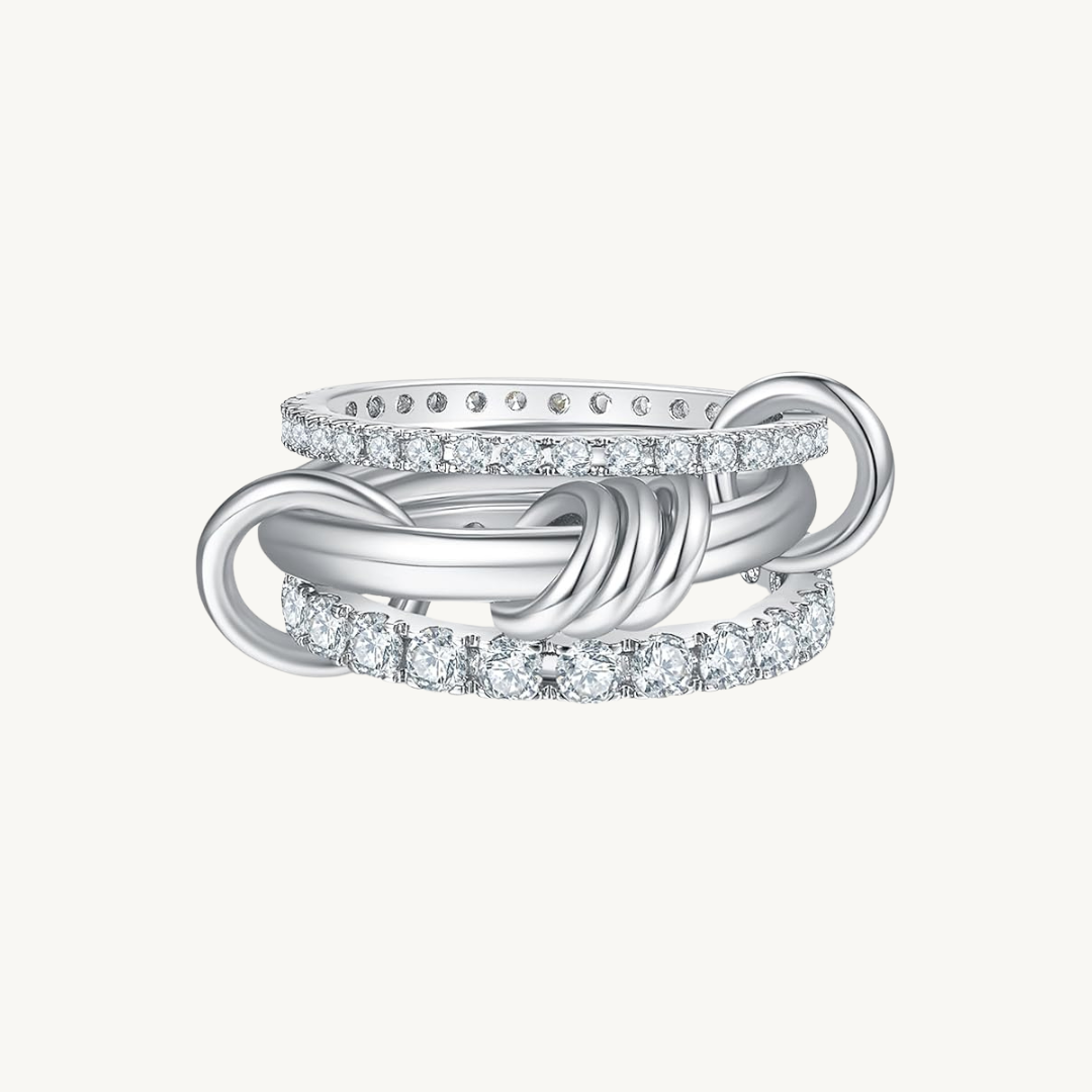 4-In-One Interlocking Fidget Ring