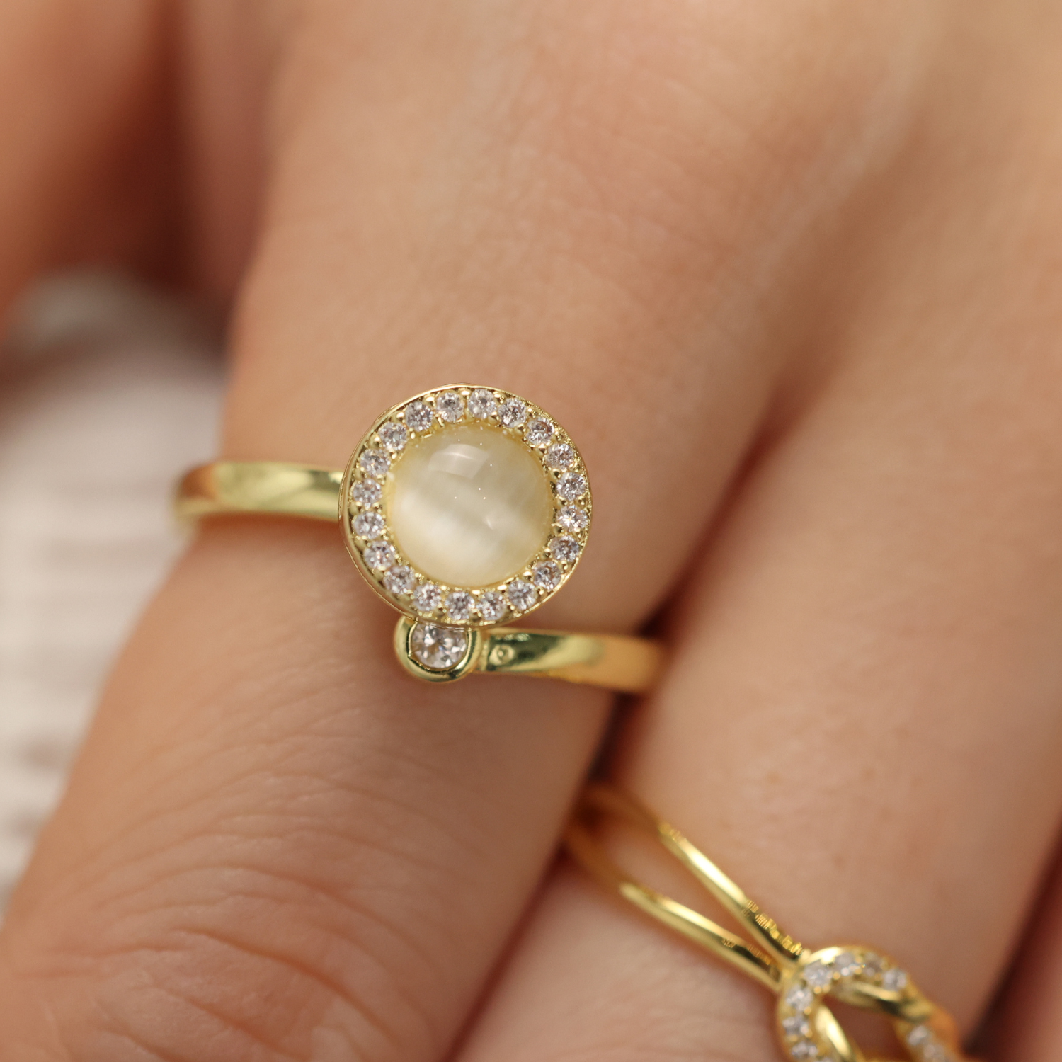 Moon Fidget Ring