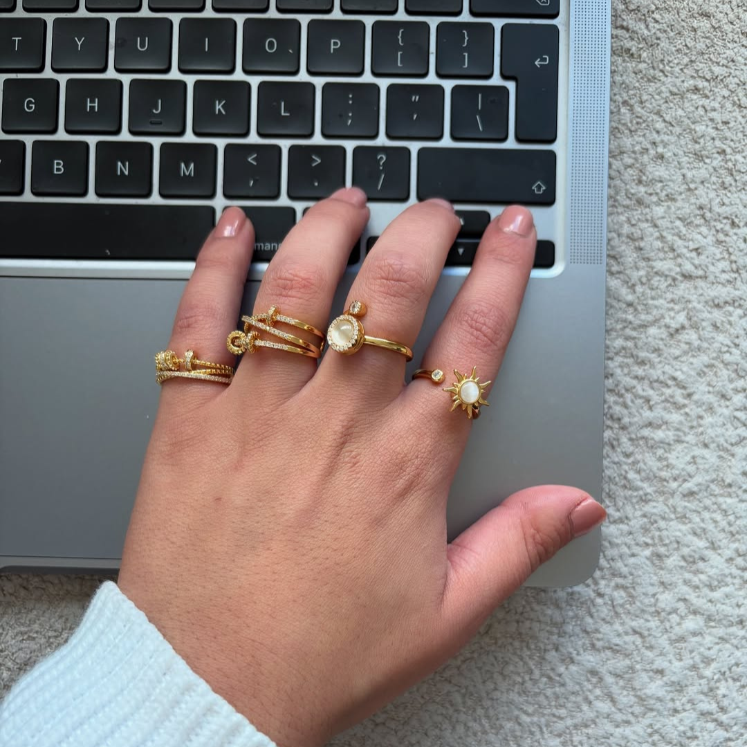 Tranquil Glow Fidget Ring Bundle