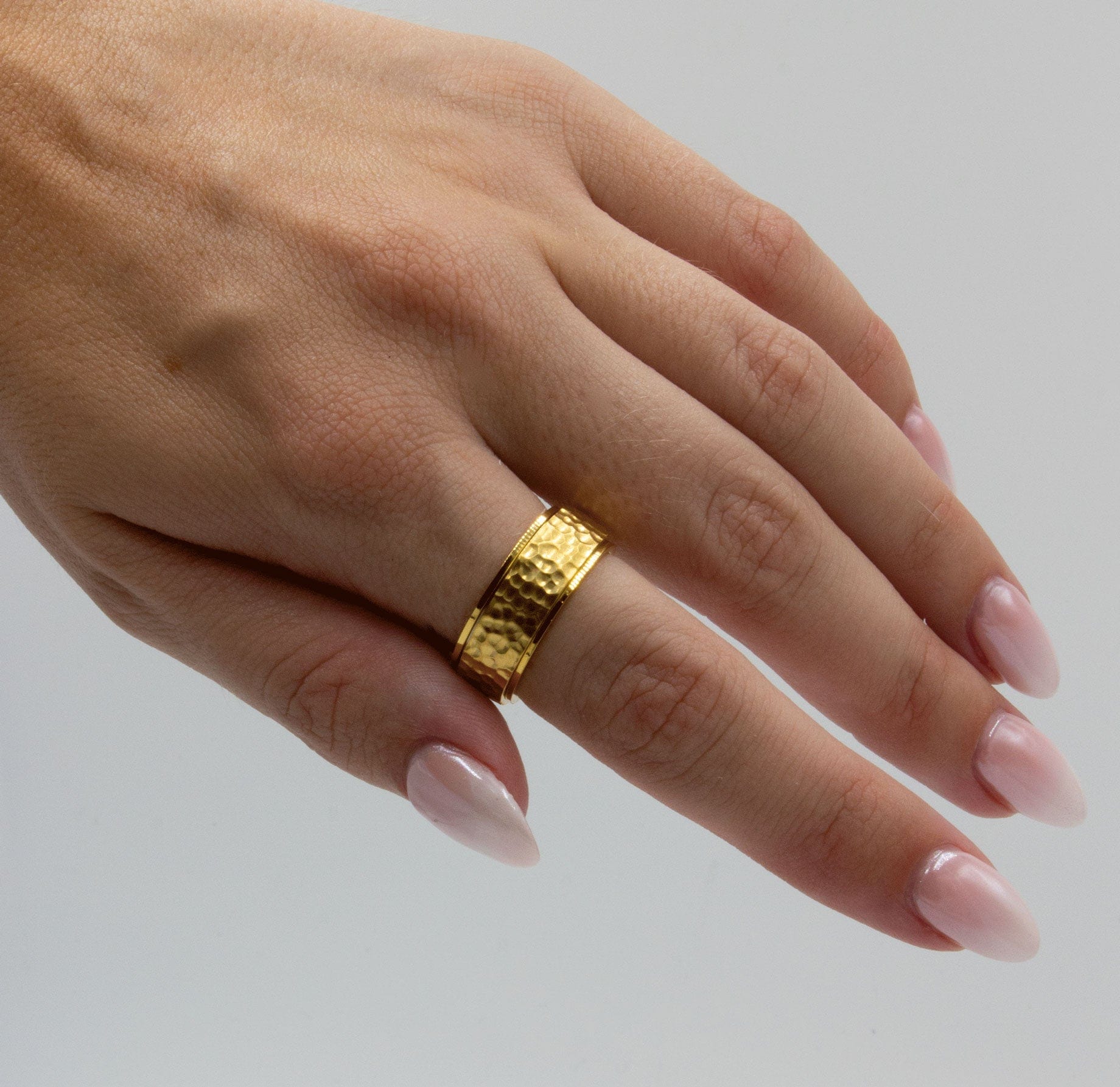 Axel Rotating Worry RingWellness jewellery sliding rotating spinning meditation gold silver black antique 925 beads colourful anxiety ring
