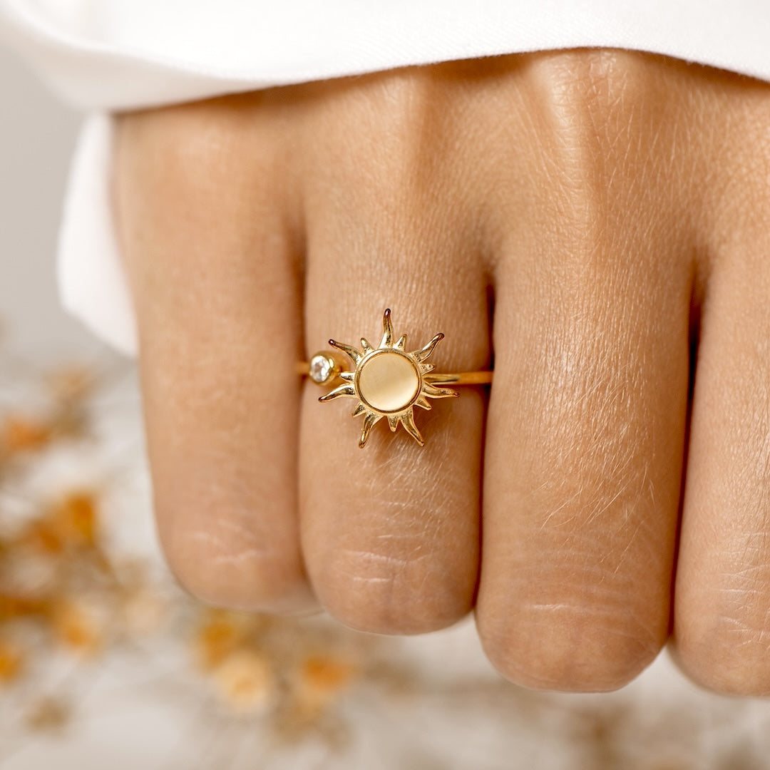 Okokiss Sun Fidget Ring