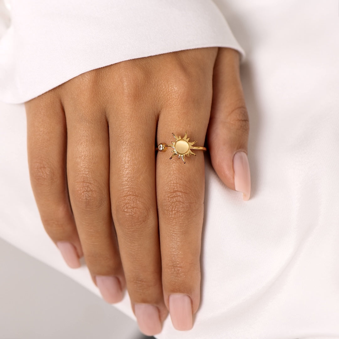 Sunflare Duo Fidget Ring Bundle