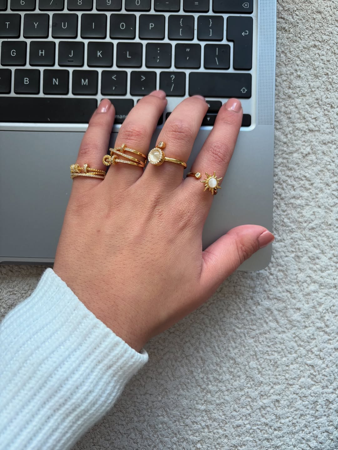 Moon Fidget Ring