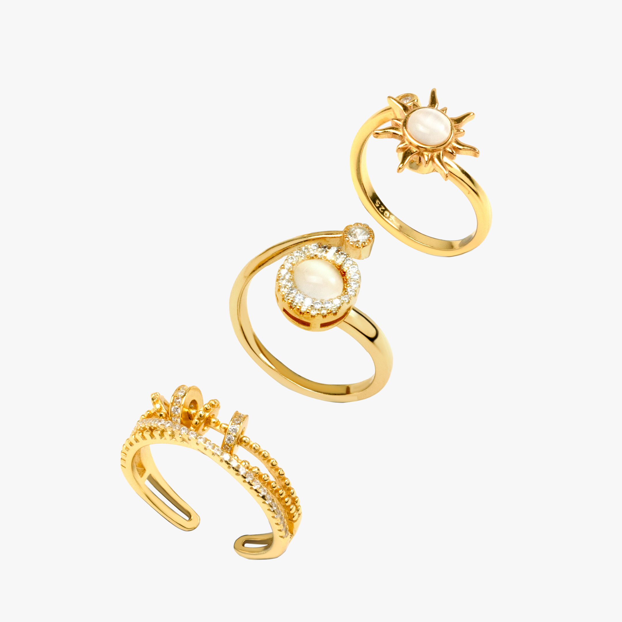Celestial Fidget Ring Bundle