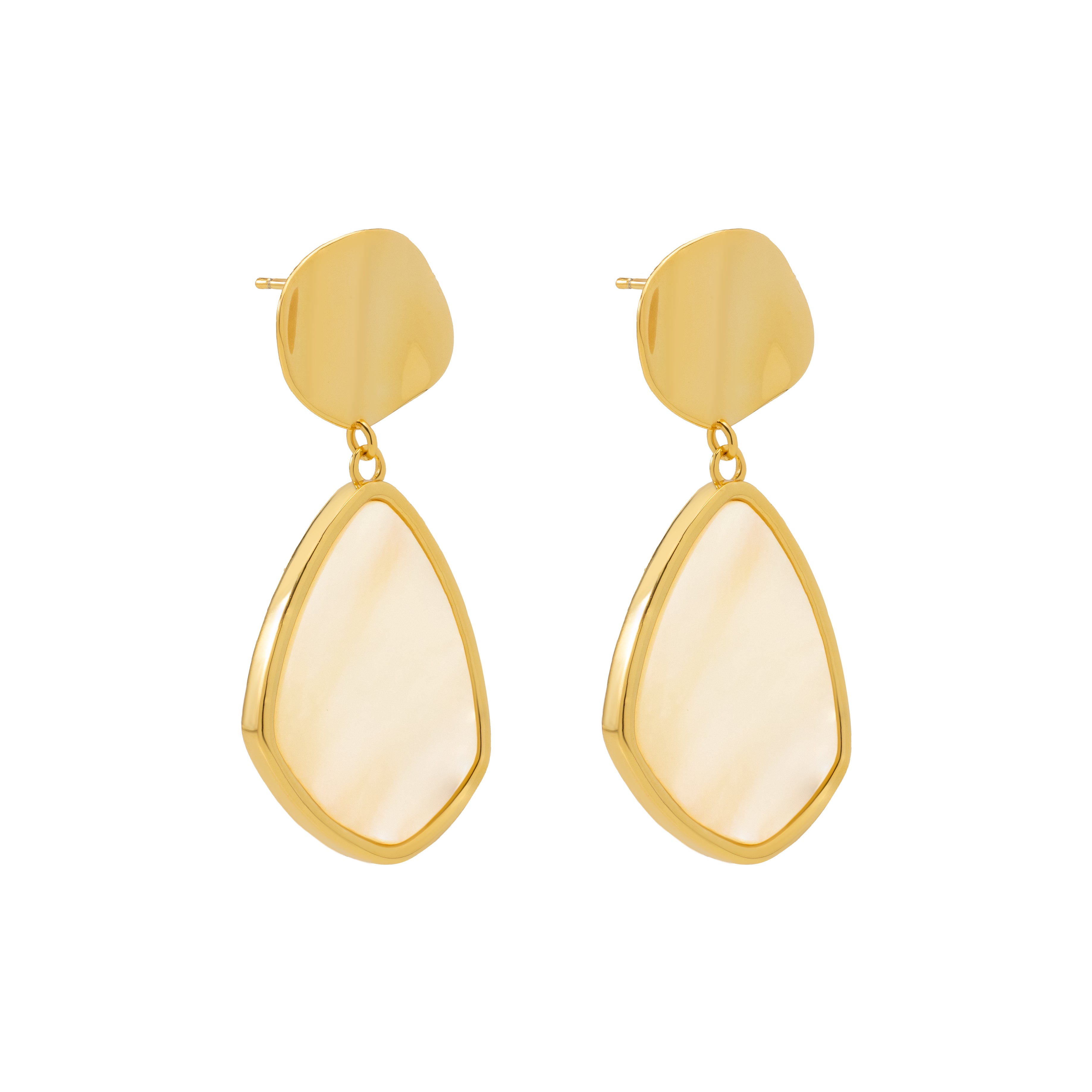 Oasis Gold Teardrop Earrings