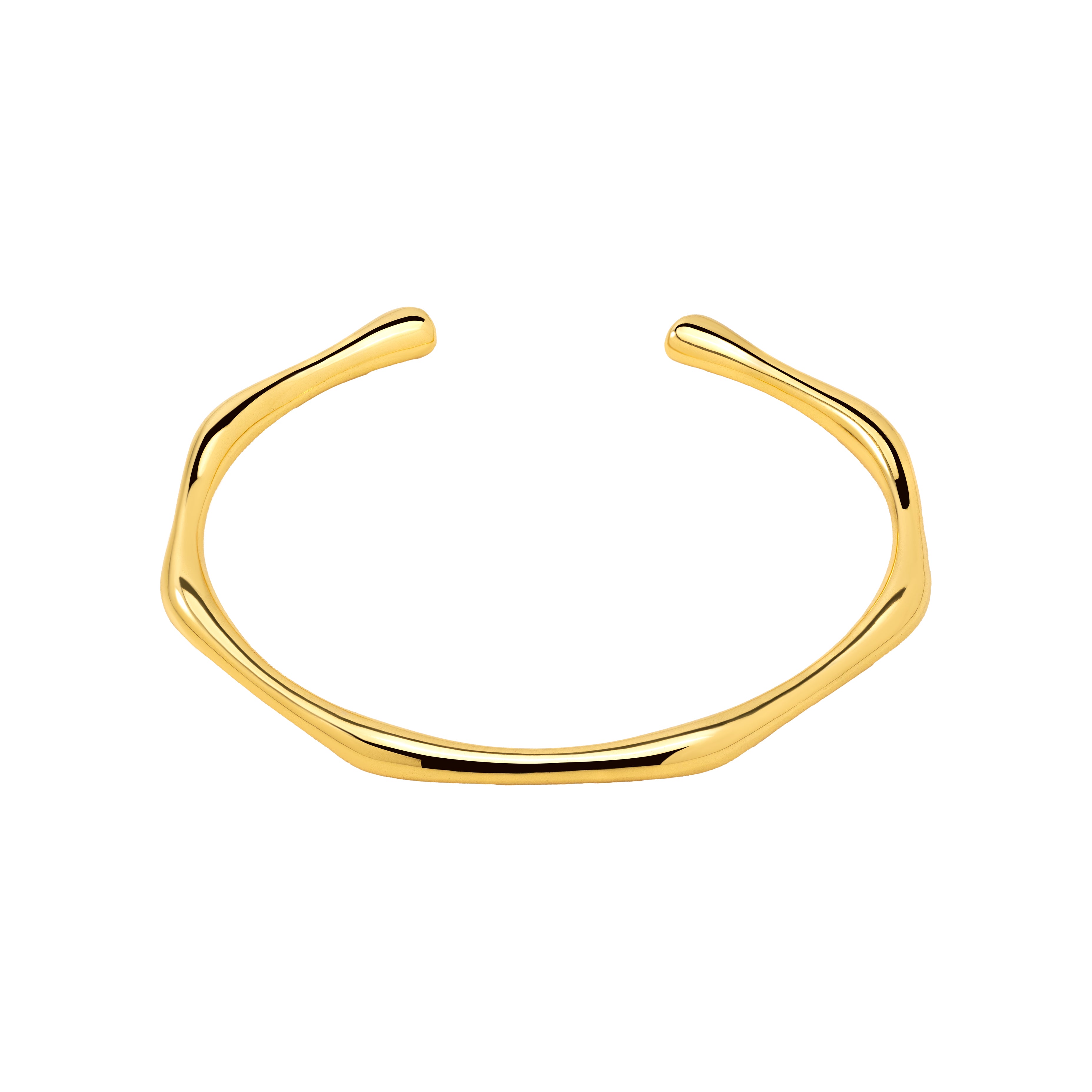 Zenith Gold Geometric Cuff Bracelet