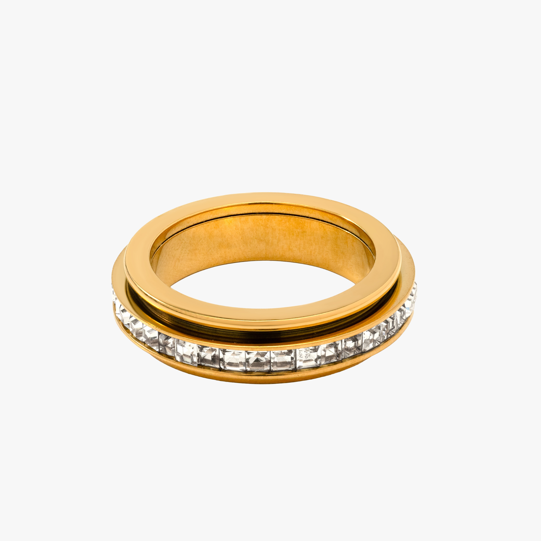 Veronica Pavé Spinner Fidget Ring