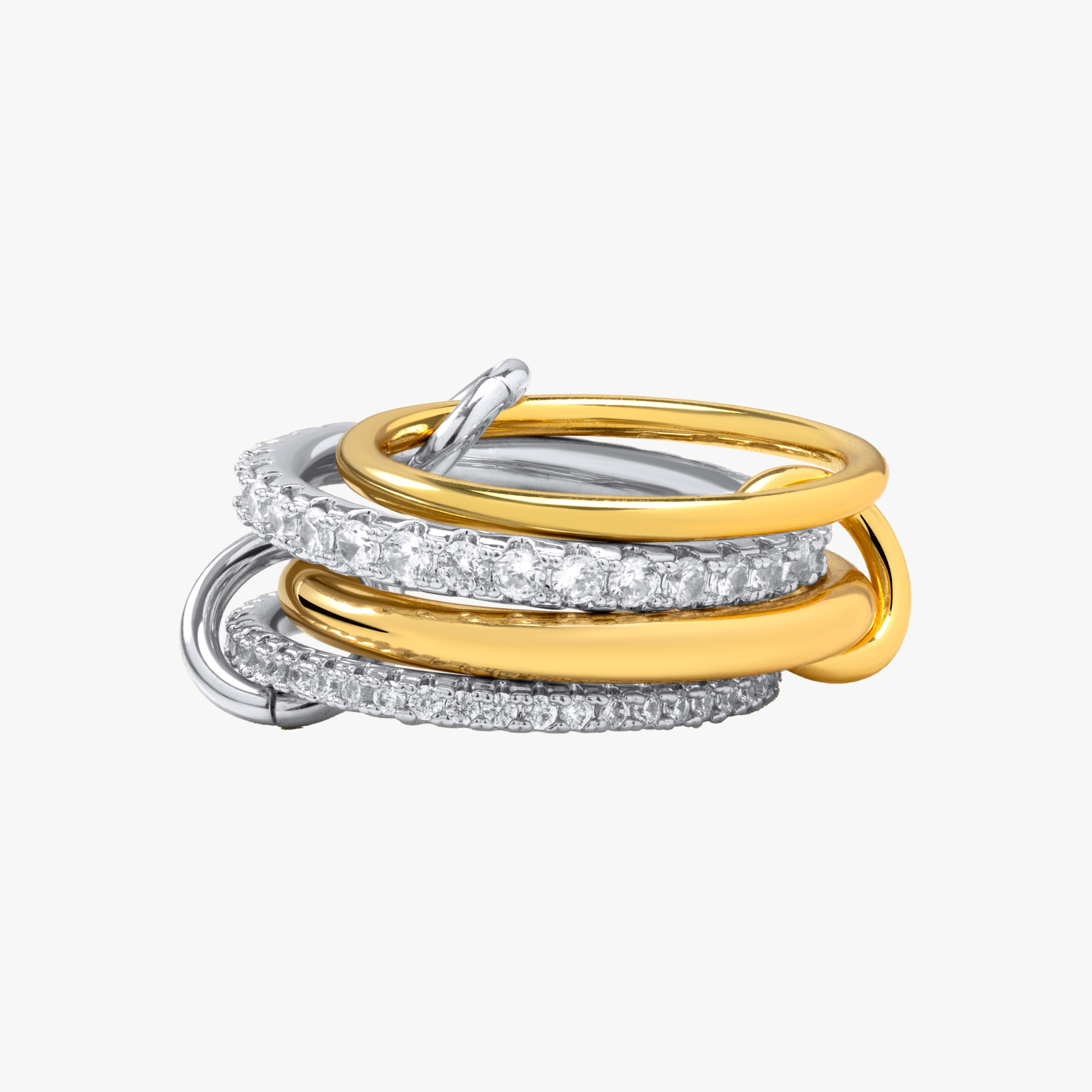 4-In-One Interlocking Fidget Ring