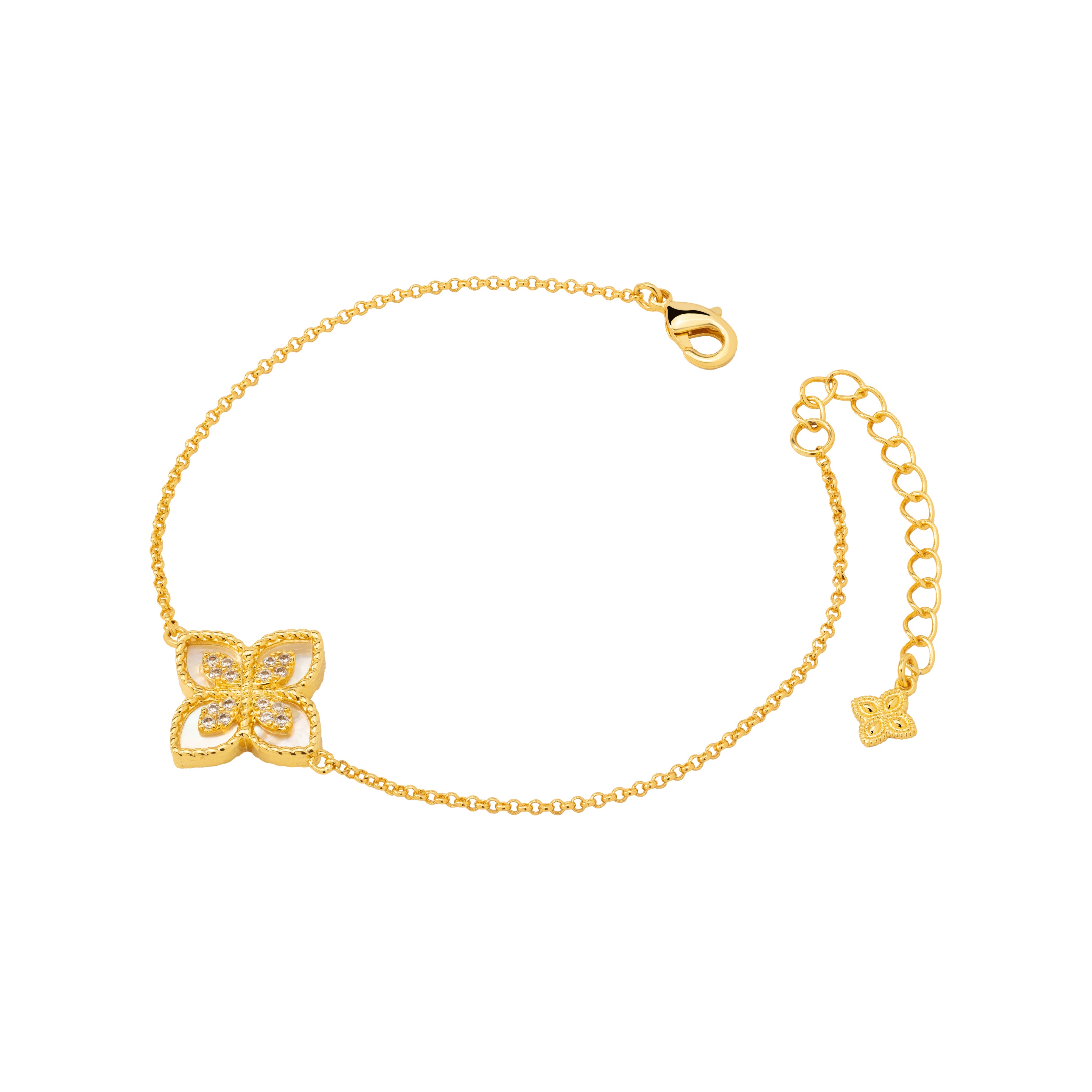 Radiance Gold Luxe Clover Bracelet
