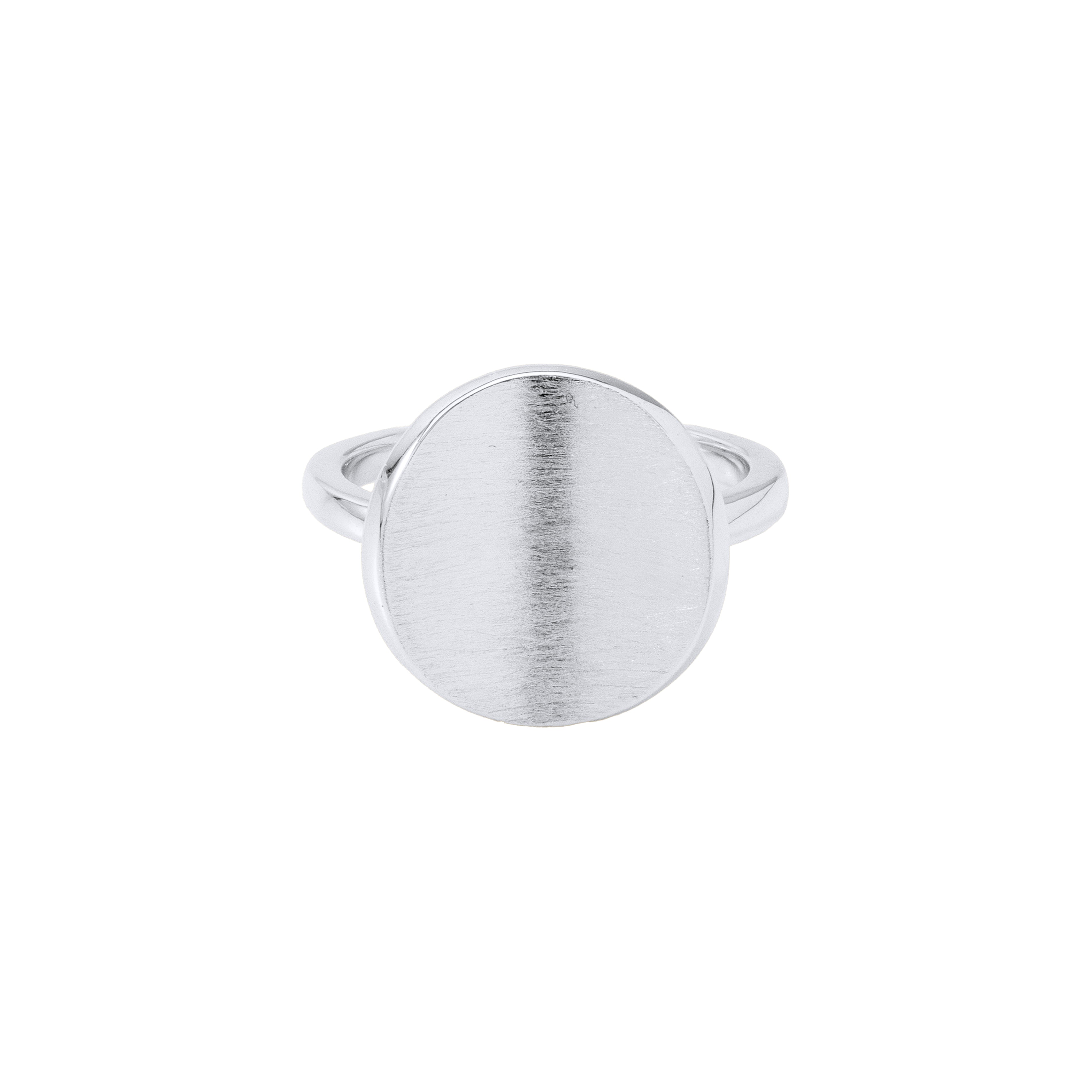 Solara Silver Disc Statement Ring