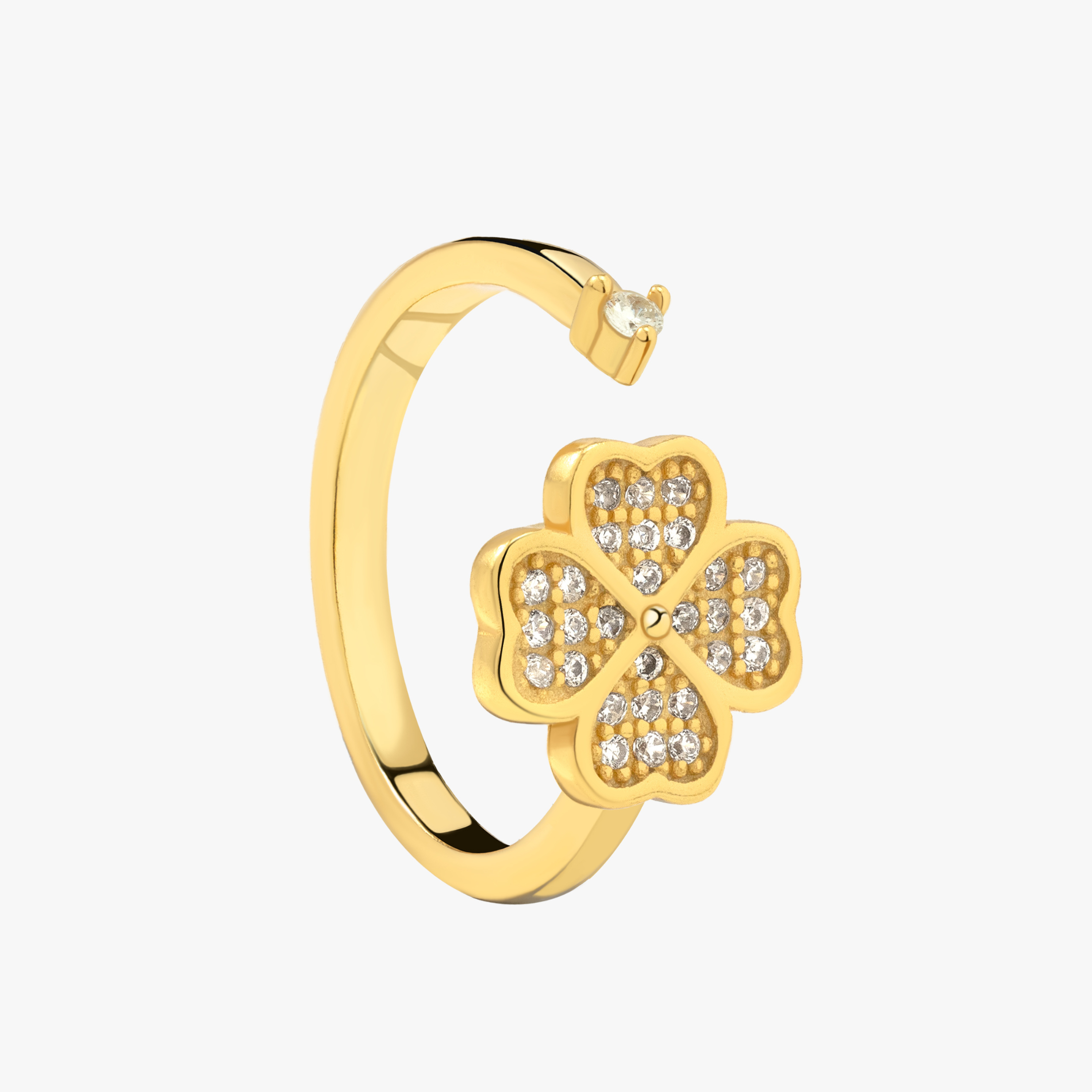 Clover Fidget Ring