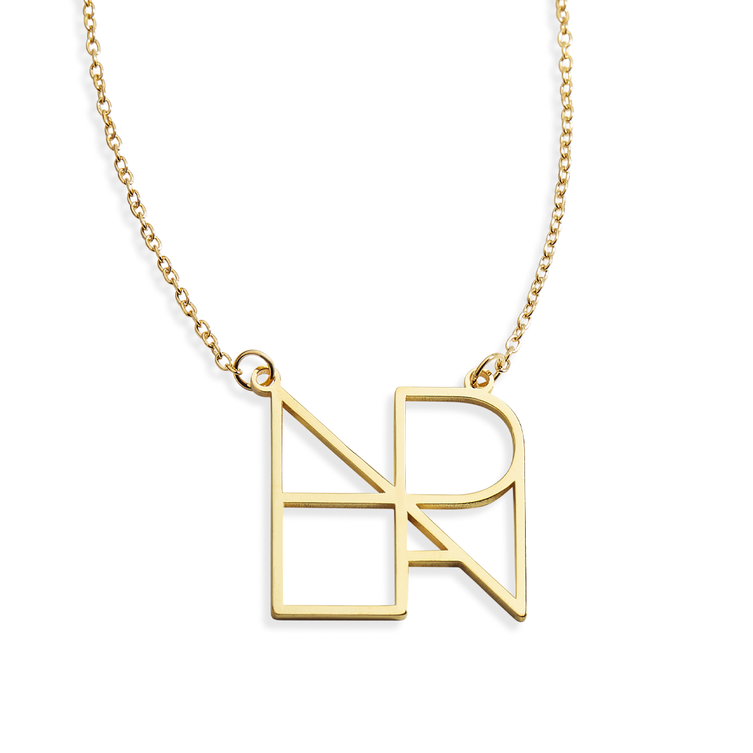Minimalist Monogram Name Necklace