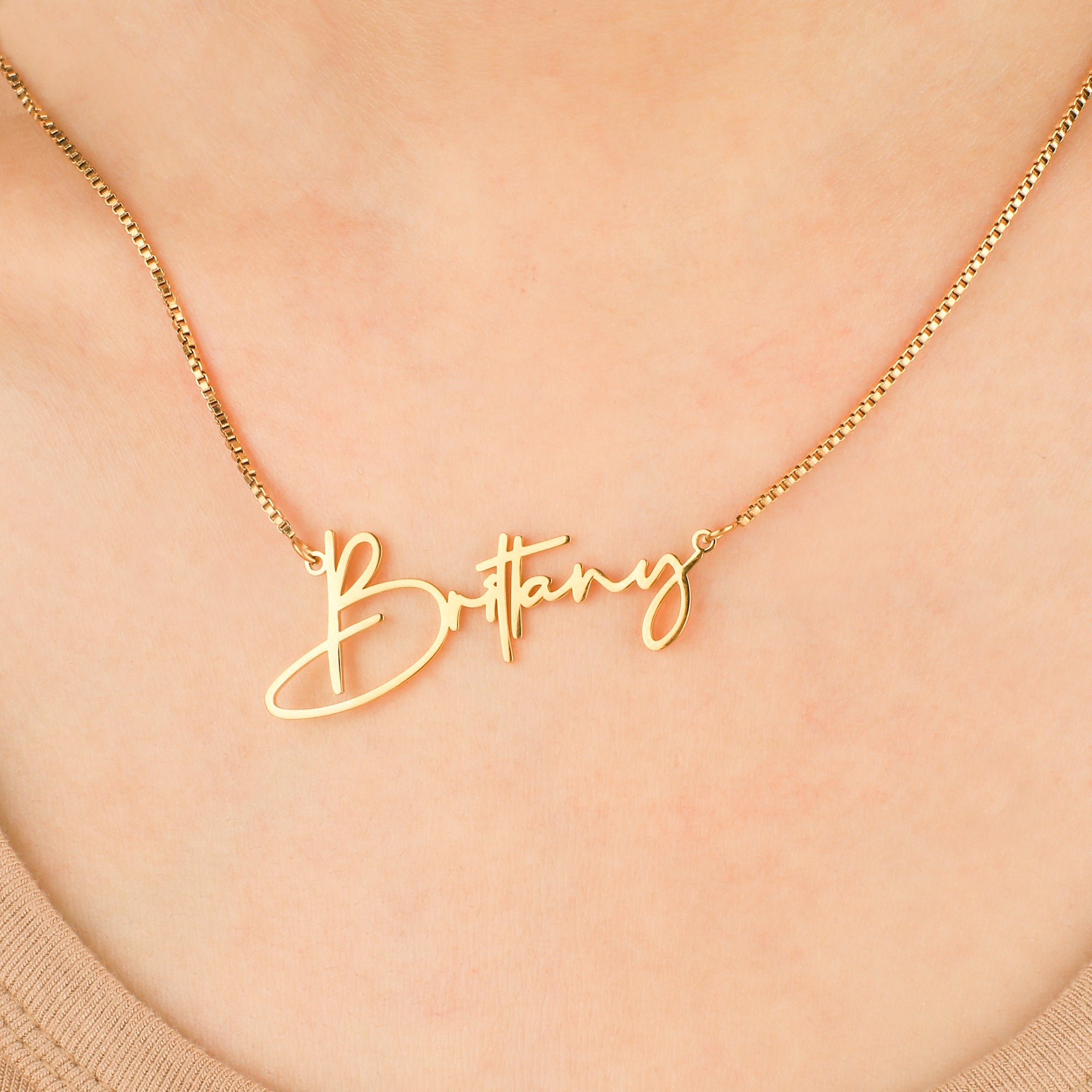Modern Name Necklace