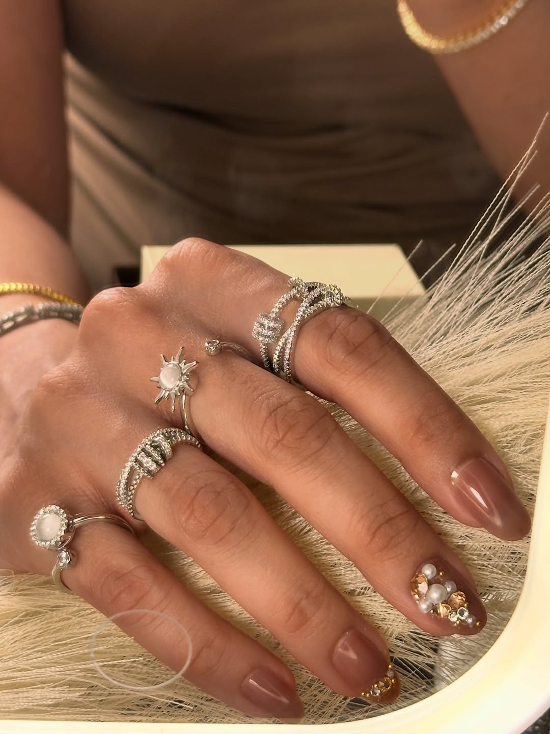 Okokiss Sun Fidget Ring