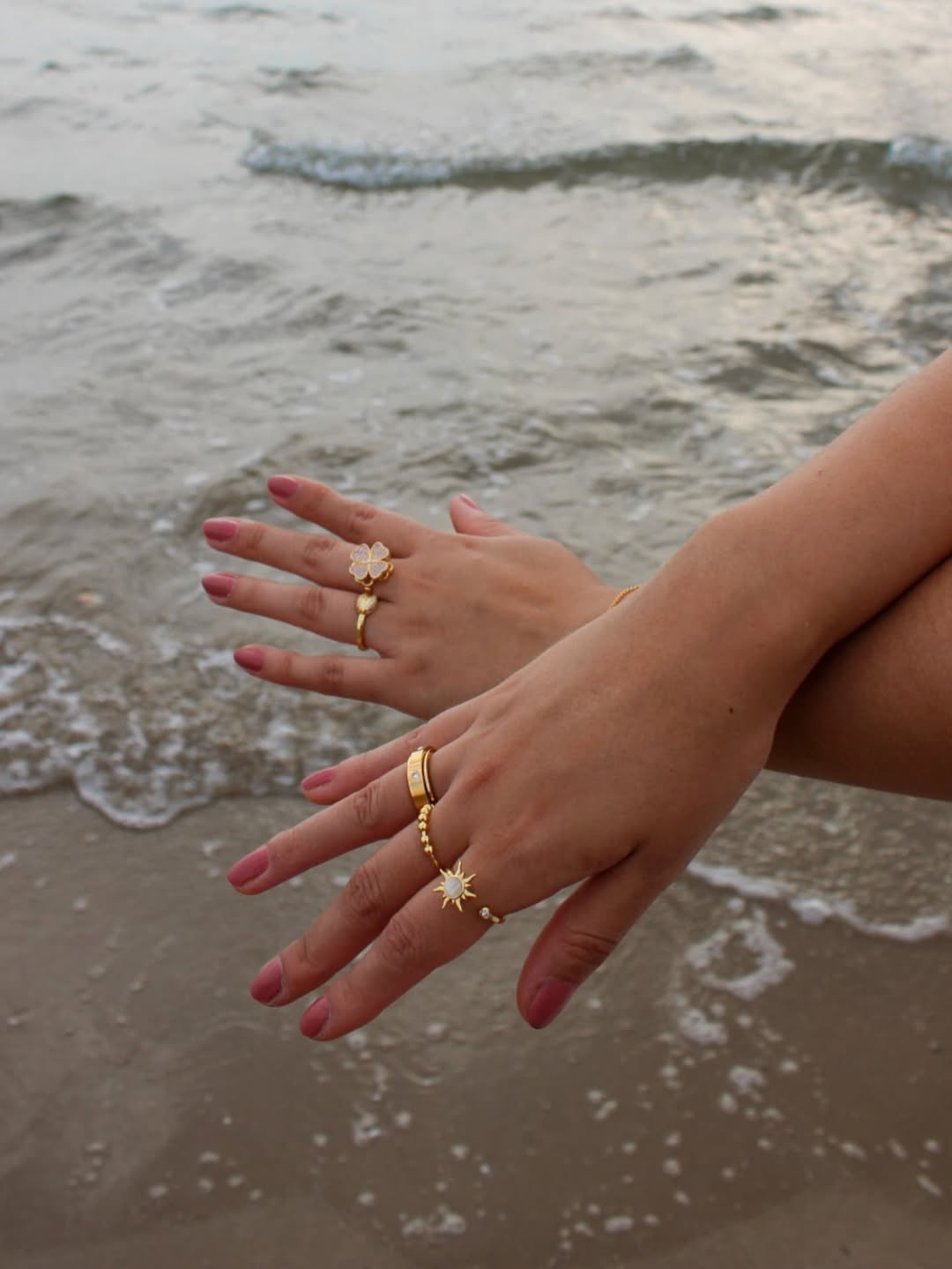 Okokiss Sun Fidget Ring