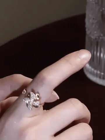 Rotating Windmill Spinning Anxiety Fidget Ring